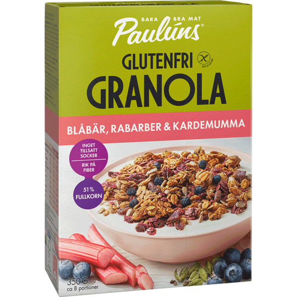 Glutenfri Granola Blåbär